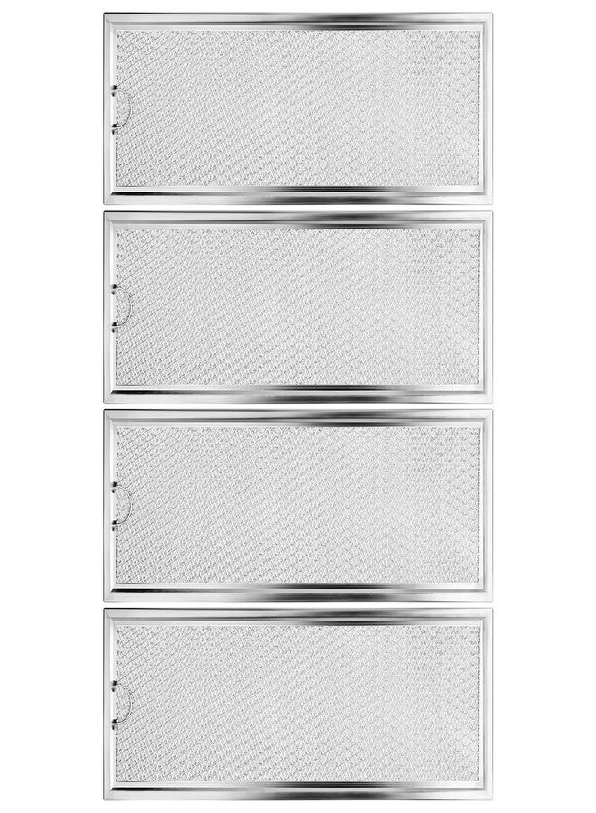 LUBIYACK 4Pcs Microwave Grease Filter Replacement for GE WB06X10288, Microwave Filter Replacement 13" x 4.7" Grease Filter Replacement - Image 1